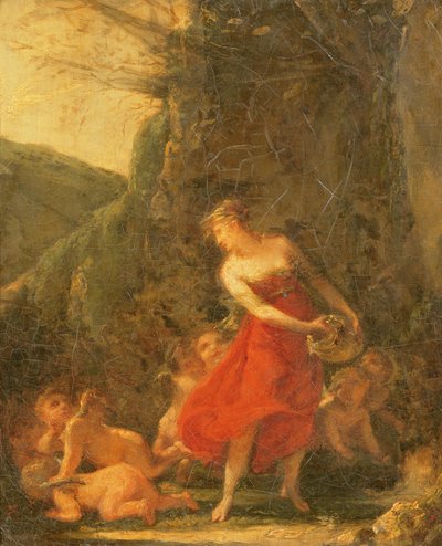 Junge Najade von den Cupidos gekitzelt von Pierre Paul Prudhon